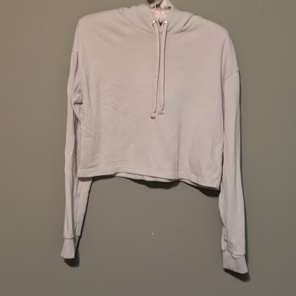 Divided cropped hoodie